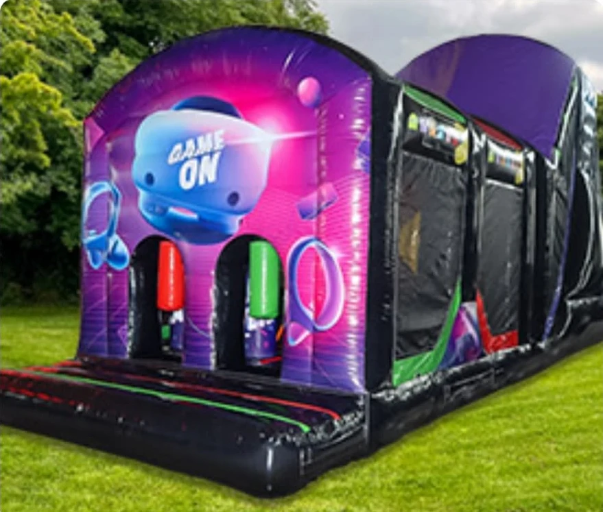 Giant Gamer Obstacle Course