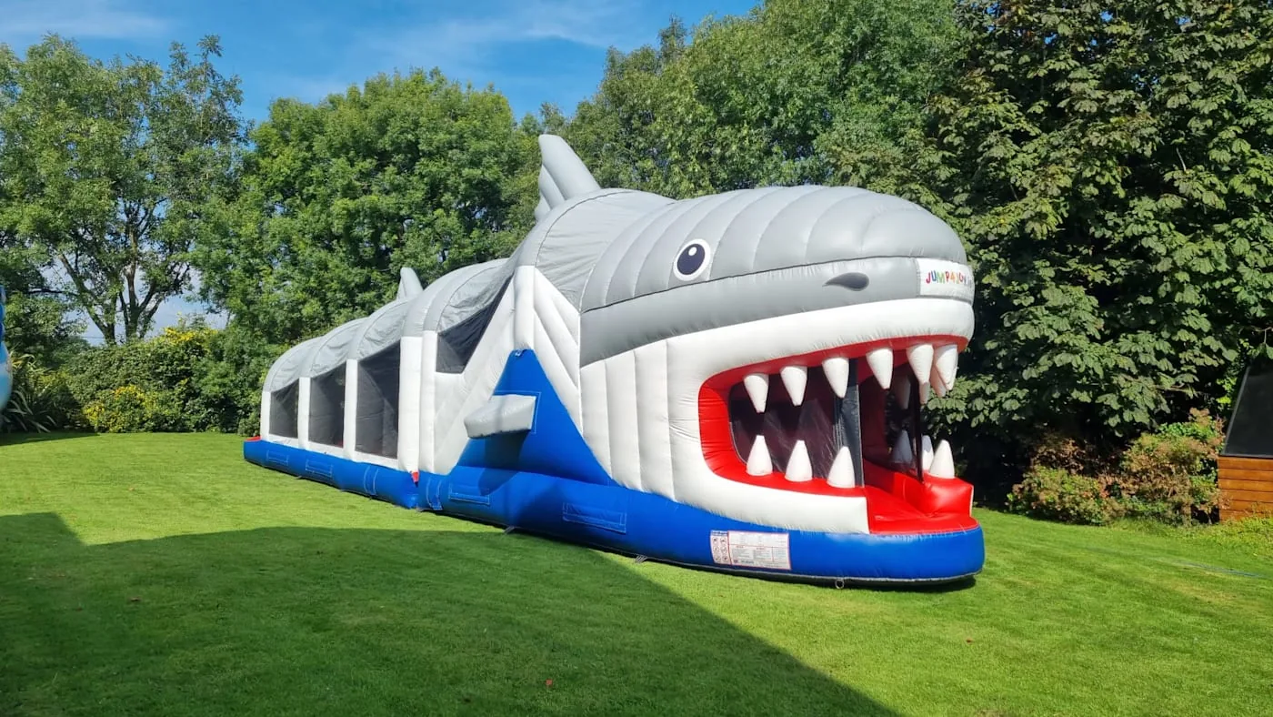 Giant Shark 60ft Obstacle Course