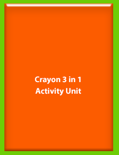 Crayon - 3 in 1 Activity Unit for Hire in Carrick-on-Shannon, Leitrim, Longford and Roscommmon in Ireland. Phone us on 0894258578 today to book this unit.
